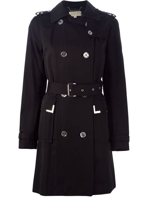 michael kors black trench coat uk|Michael Kors trench coat men.